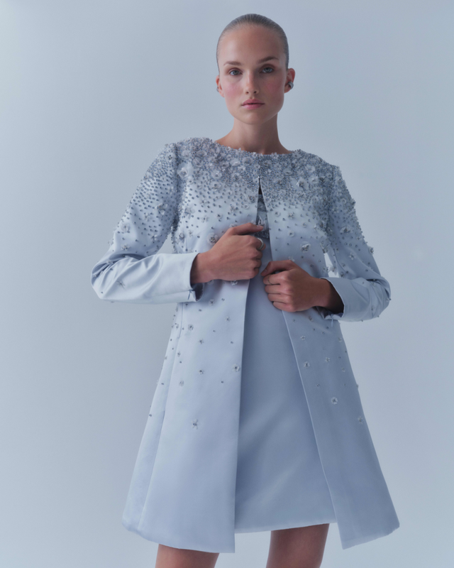 SS26 couture jacket with tailored fit and luxury detailing by Danarys New York