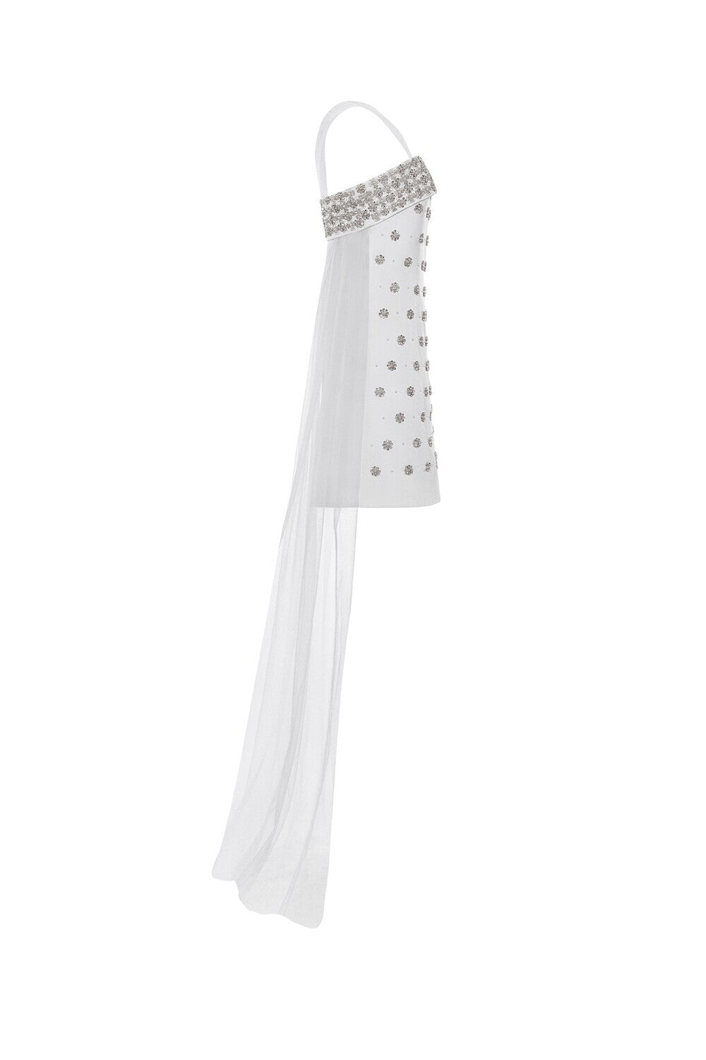 Ness Mini Dress with Detachable Train & Straps | Danarys, 8 Ness Mini Dress with Detachable Train & Straps | Danarys, 8