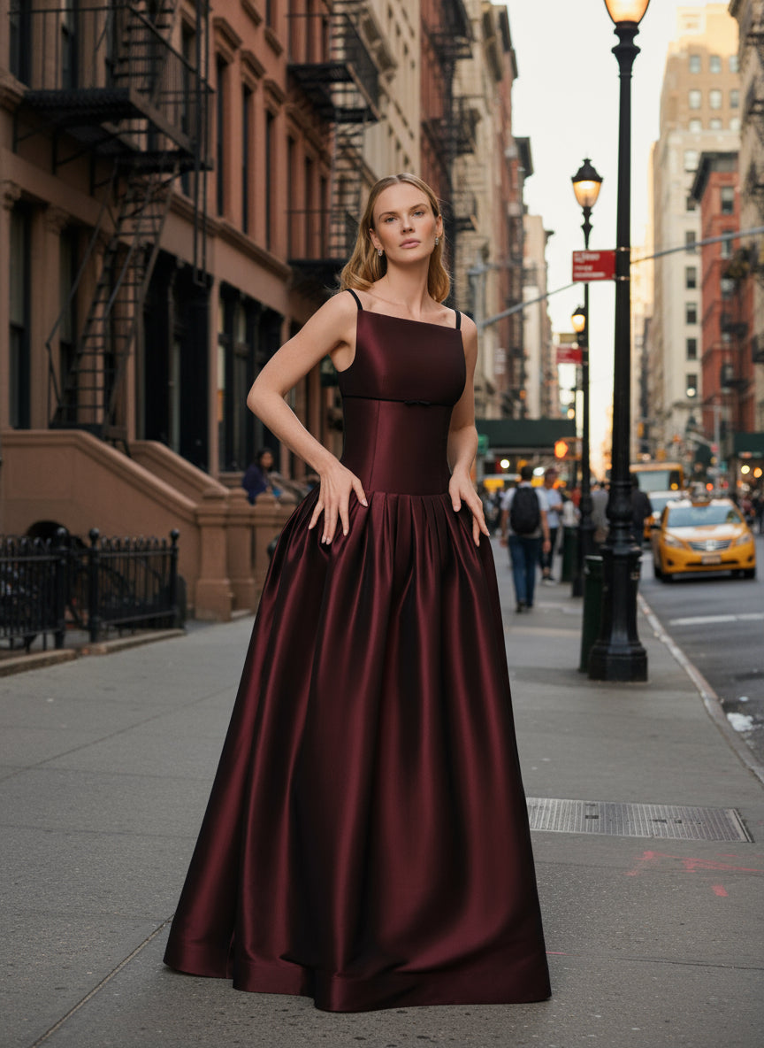 Maeve Gown | Presenting Stunning Burgundy Maeve Gown | Presenting Stunning Burgundy